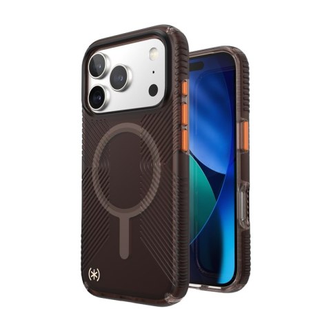 Speck Presidio Lux Grip MagSafe - Etui iPhone 17 Pro (Luxury Shade Matte / Orange)