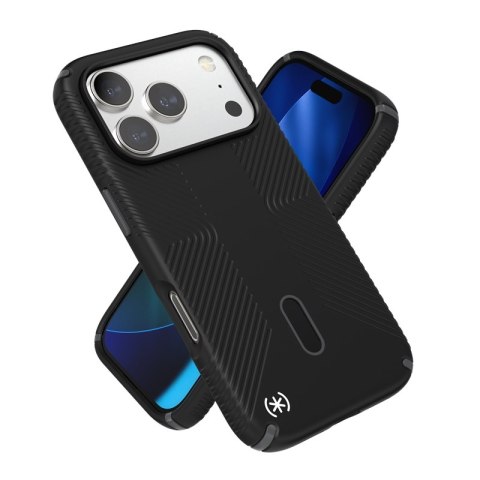 Speck Presidio2 Grip ClickLock & MagSafe - Etui iPhone 17 Pro (Black / Slate Grey / White)
