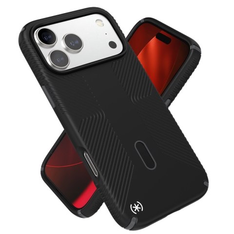 Speck Presidio2 Grip ClickLock & MagSafe - etui na iPhone'a 17 Pro Max (czarne / szare / białe)