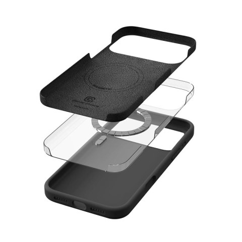 Crong Color Cover Magnetic - Etui MagSafe iPhone 17 Pro Max (czarny)