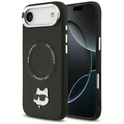 Karl Lagerfeld Choupette Pin MagSafe - Etui iPhone Air (czarny)