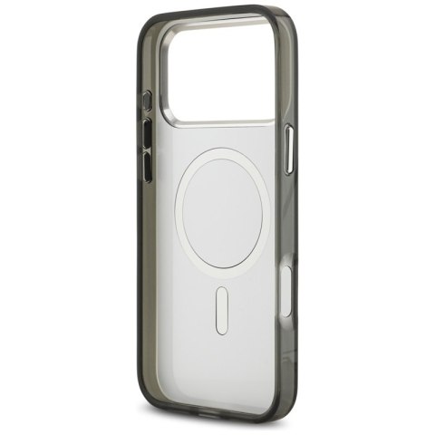 Karl Lagerfeld IML Aquarelle Karl & Choupette & Logo MagSafe - Etui iPhone 17 Pro (czarny)