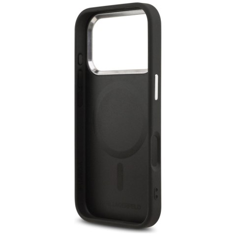 Karl Lagerfeld Karl Pin MagSafe - Etui iPhone 17 Pro (czarny)