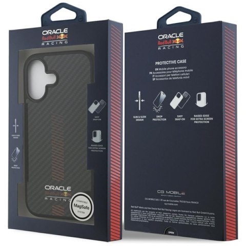 Red Bull Kevlar Powerbar MagSafe - Etui iPhone 17 (czarny)