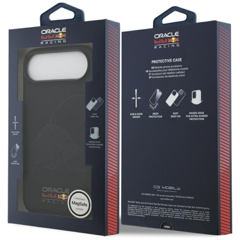 Red Bull Meshed Debossed Bull MagSafe - Etui iPhone Air (granatowy)