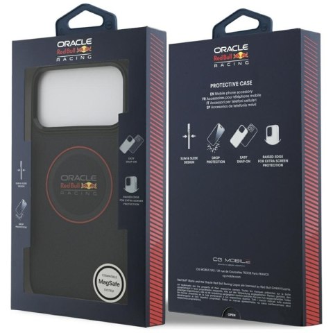 Red Bull Meshed Red Ring & Metal Buttons MagSafe - Etui iPhone 17 Pro Max (granatowy)