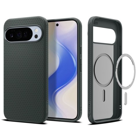 Spigen Liquid Air Mag MagSafe - Etui do Google Pixel 10 Pro XL (Abyss Green)