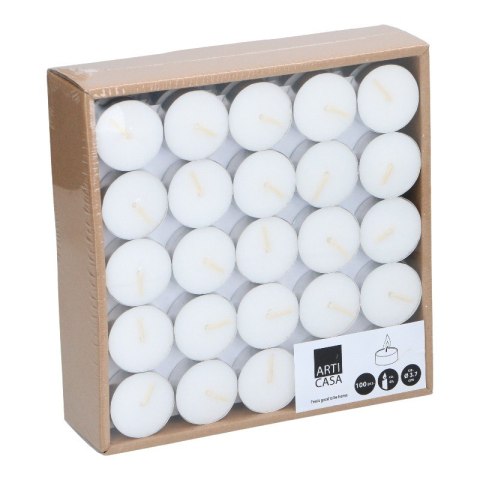 Arti Casa - Świeczki Tealight podgrzewacze bezzapachowe 100 szt.