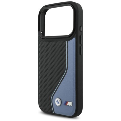 BMW M Carbon Logo MagSafe - Etui iPhone 17 Pro (niebieski)