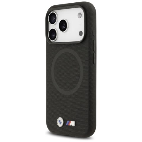 BMW M FW Metal Logo MagSafe - Etui iPhone 17 Pro Max (czarny)