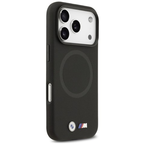 BMW M FW Metal Logo MagSafe - Etui iPhone 17 Pro Max (czarny)