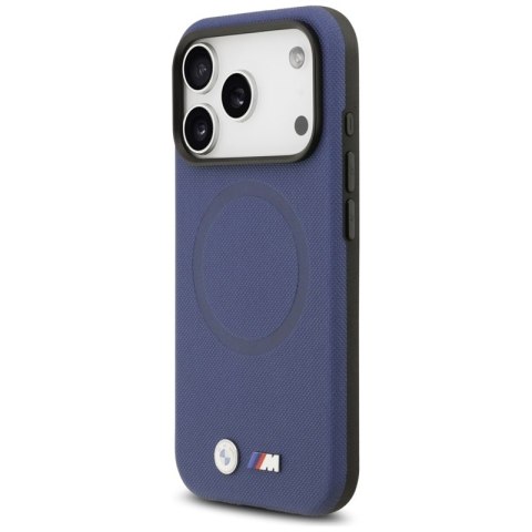 BMW M FW Metal Logo MagSafe - Etui iPhone 17 Pro (granatowy)