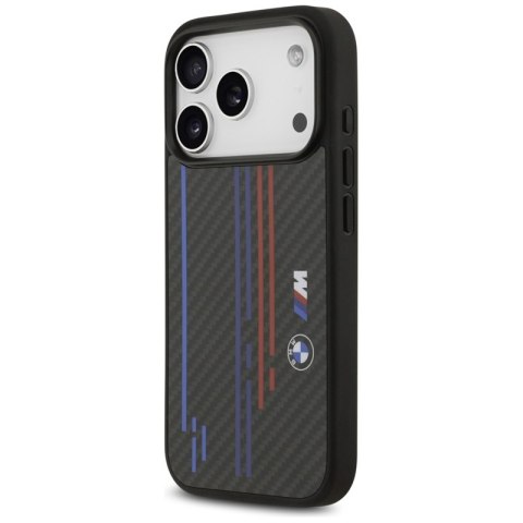BMW M Kevlar Lines & Logo MagSafe - Etui iPhone 17 Pro (czarny)