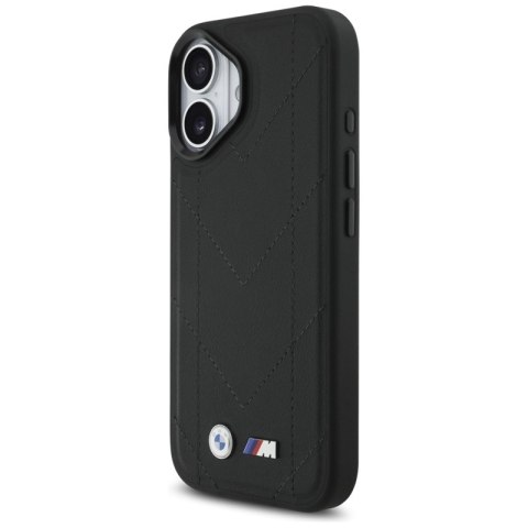 BMW M Quilted Logo MagSafe - Etui iPhone 17 (czarny)