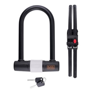 Black&Decker - Zapiecie rowerowe / blokada U-Lock 14x25 cm