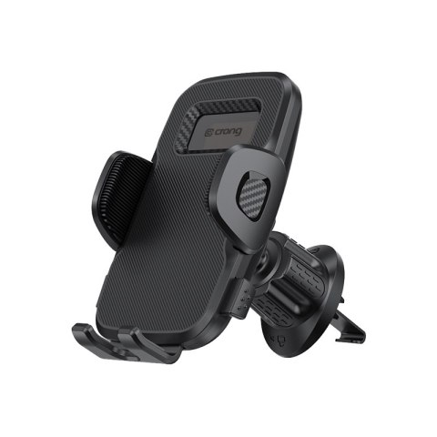 Crong Carclip Air Vent - Uniwersalny uchwyt samochodowy na kratkę nawiewu (czarny)