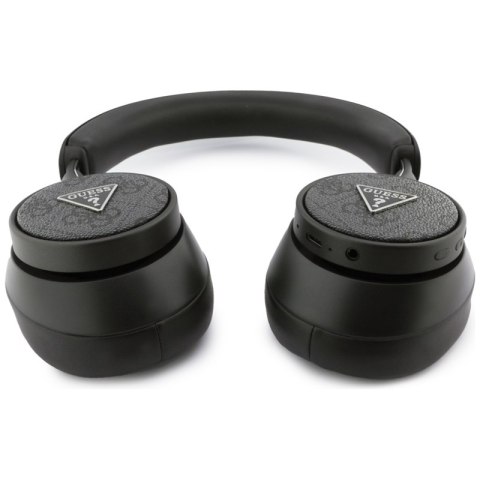Guess 4G Triangle Logo - Bezprzewodowe słuchawki nauszne Bluetooth V5.4 ENC (czarny)