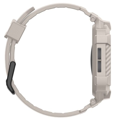 Spigen Rugged Armor Pro V2 - Pasek z obudową do Apple Watch 10 / 11 42 mm (Dune Beige)