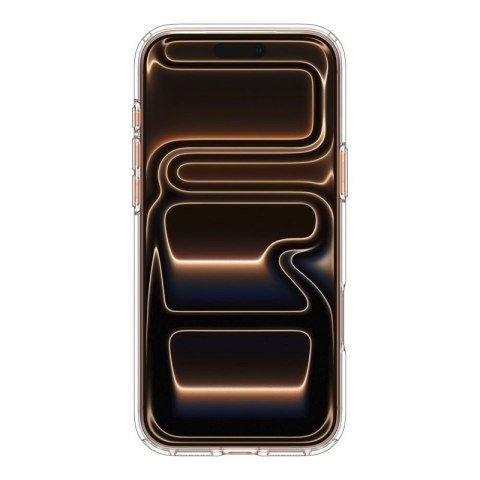 Spigen Ultra Hybrid Mag MagSafe - Etui do iPhone 17 Pro (Clear/Orange)