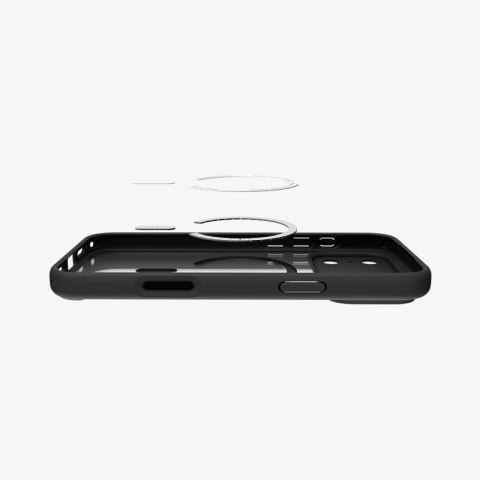 Spigen Ultra Hybrid Mag MagSafe - Etui do iPhone 17 Pro (Frost Black / Orange)