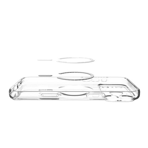 Spigen Ultra Hybrid Mag MagSafe - Etui do iPhone 17 Pro Max (Clear/Deep Blue)