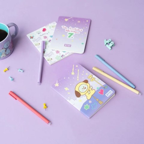 BT21 - Zestaw zeszytów A6 CHIMMY (3 sztuki)