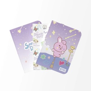 BT21 - Zestaw zeszytów A6 COOKY (3 sztuki)
