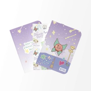 BT21 - Zestaw zeszytów A6 SHOOKY (3 sztuki)