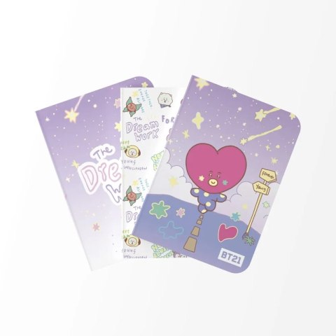 BT21 - Zestaw zeszytów A6 TATA (3 sztuki)