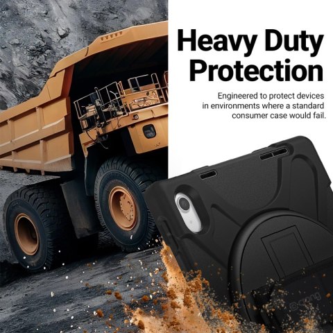 Crong Defender Plus - Pancerne etui Samsung Galaxy Tab A11+ 10.9" (czarny)