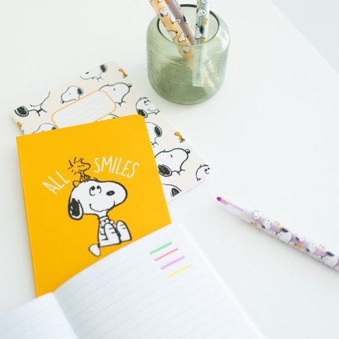 Snoopy - Zestaw przyborów szkolnych 15 elementów