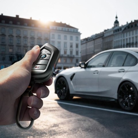 Spigen BK100 - Etui na kluczyk samochodowy do BMW Smart Key G-Series (Black)
