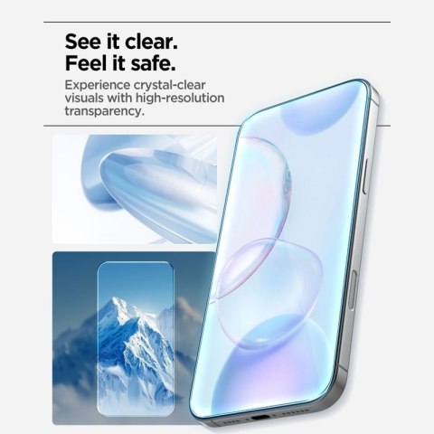 Spigen Glas.tR AlignMaster Slim 3-Pack - Szkło hartowane do Apple iPhone 17 (3 sztuki)