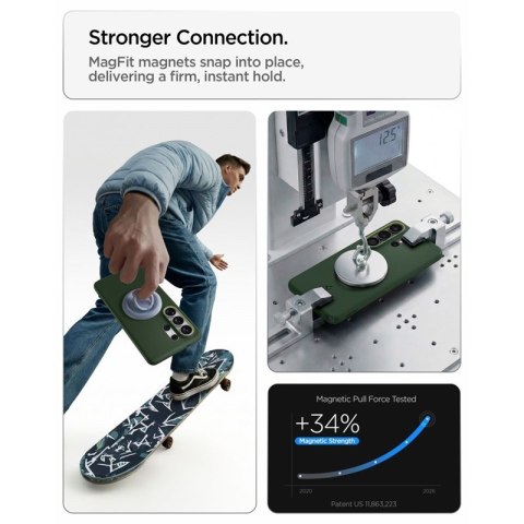 Spigen Nano Pop Mag MagSafe - Etui do Samsung Galaxy S26 Ultra (Avo Green)