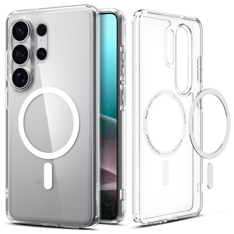 Spigen Ultra Hybrid Mag MagSafe - Etui do Samsung Galaxy S26 Ultra (Clear/White)