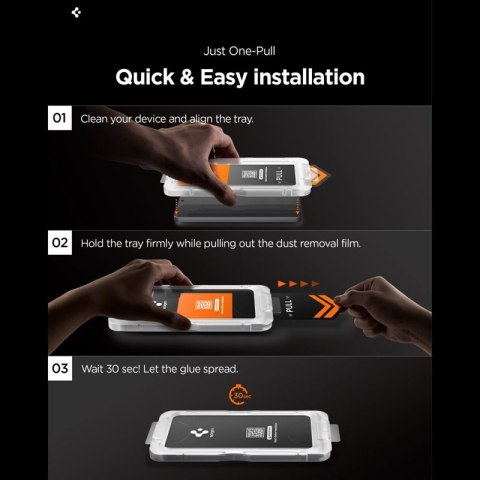 Spigen GLAS.TR EZ Fit Pro AC HD - Szkło hartowane do Samsung Galaxy S26 Ultra