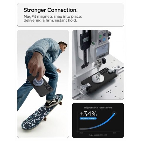 Spigen Liquid Air Mag MagSafe - Etui do Samsung Galaxy S26+ (Matte Black)