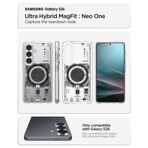 Spigen Ultra Hybrid Mag MagSafe - Etui do Samsung Galaxy S26 (Neo One)