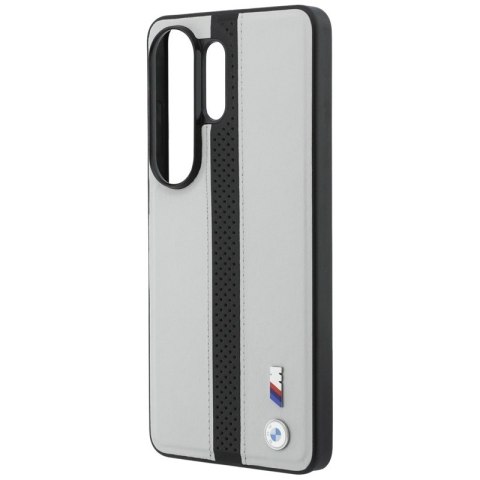 BMW M Perforated Stripe Logo MagSafe - Etui Samsung Galaxy S26 Ultra (szary)