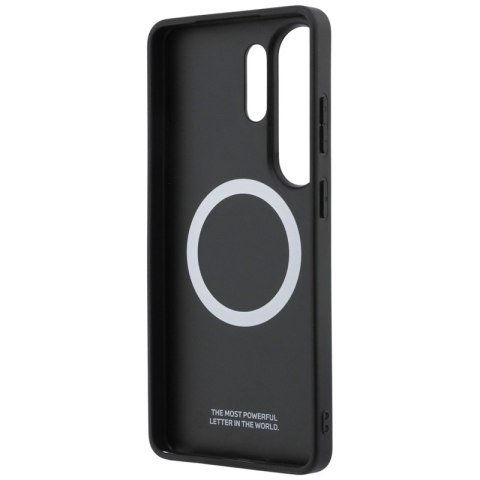BMW Tricolor Metal Logo MagSafe - Etui Samsung Galaxy S26 Ultra (czarny)