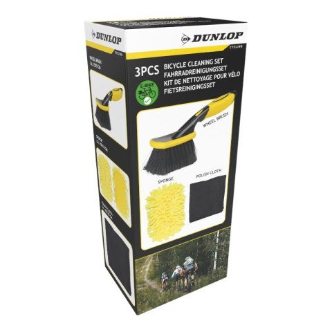 Dunlop - Zestaw do czyszczenia roweru (3 elementy)