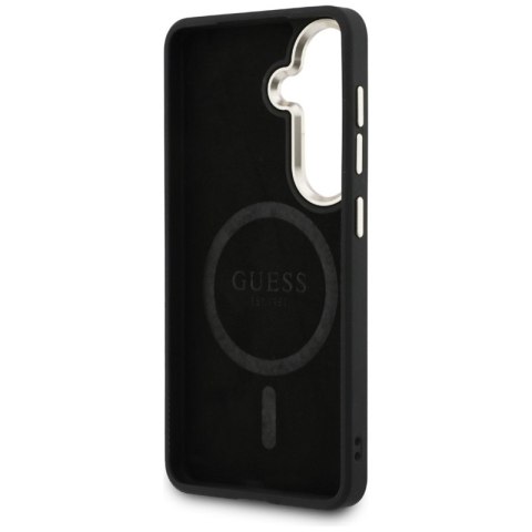 Guess 4G Embossed Ring MagSafe - Etui Samsung Galaxy S26+ (brązowy)