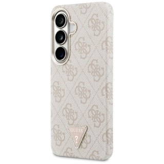 Guess 4G Triangle Logo MagSafe - Etui Samsung Galaxy S26 (różowy)