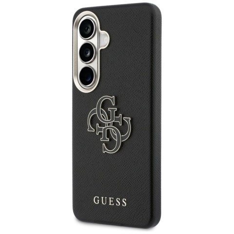 Guess Grained Big 4G Metal Logo - Etui Samsung Galaxy S26 (czarny)