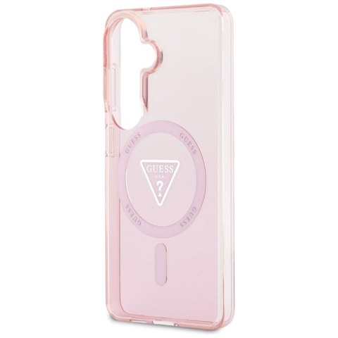 Guess IML Gradient Triangle MagSafe - Etui Samsung Galaxy S26 (różowy)