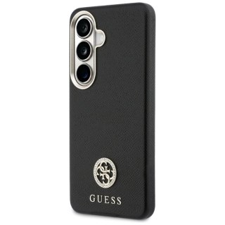 Guess Rhinestone Round Logo MagSafe - Etui Samsung Galaxy S26 (czarny)
