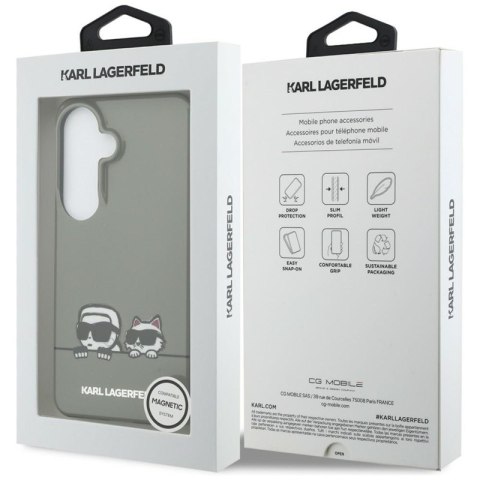 Karl Lagerfeld IML Peekaboo Karl & Choupette MagSafe - Etui Samsung Galaxy S26 (czarny)