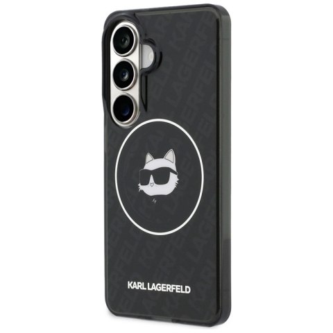Karl Lagerfeld IML Repeated Choupette MagSafe - Etui Samsung Galaxy S26 (czarny)