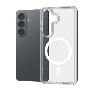 Crong Hybrid Clear Magnetic - Etui MagSafe Samsung Galaxy S26 (przezroczysty)