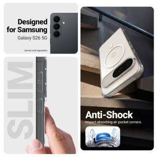 Crong Hybrid Clear Magnetic - Etui MagSafe Samsung Galaxy S26 (przezroczysty)